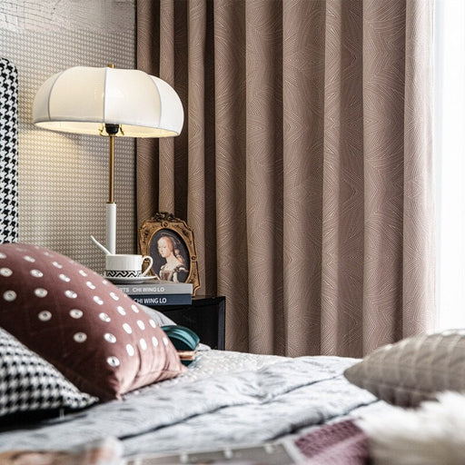 Verdunkelungsvorhang in Rosa