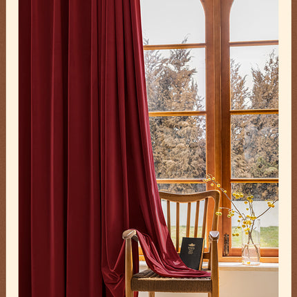 Rideau Rouge Velours