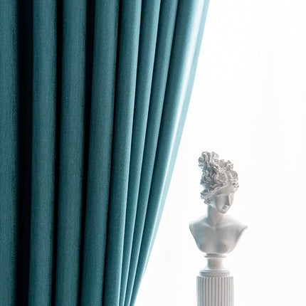 Rideau Scandinave Bleu Canard