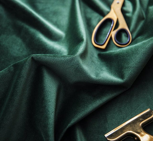 Rideau Velours Vert Emeraude
