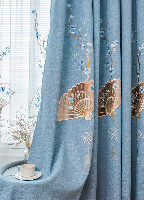 Rideau avec Motif Chinois