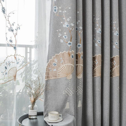 Rideau avec Motif Chinois