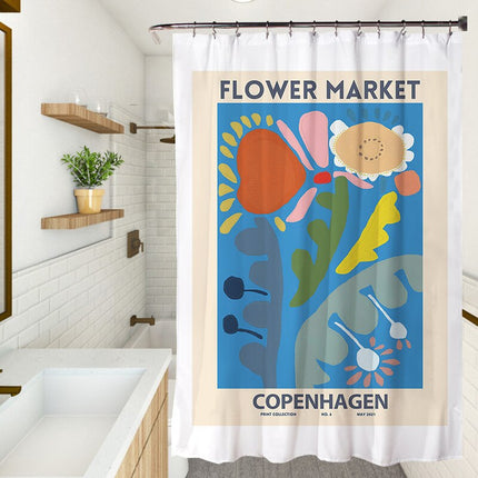 Rideau de Douche Fleurs (L180cm x H200cm)