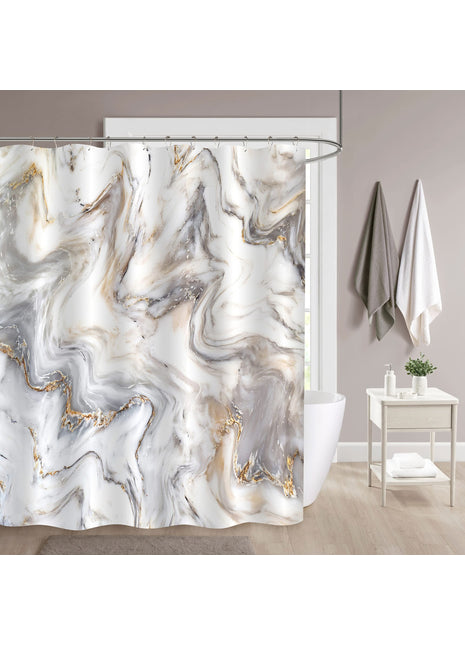 Marmor-Duschvorhang (L180cm x 00cm)