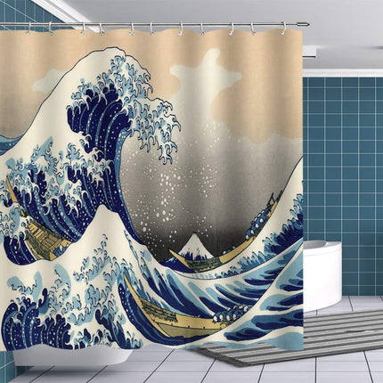 Rideau de Douche Vague de Kanagawa (L180cm x H200cm)