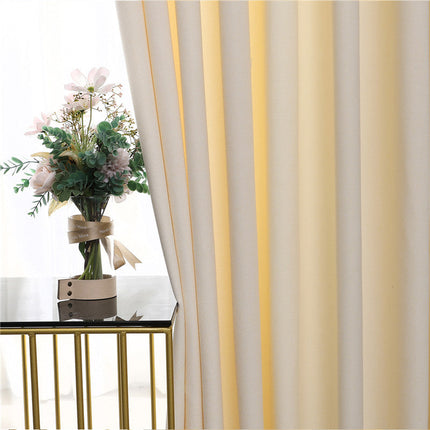 Rideau en Velours Beige