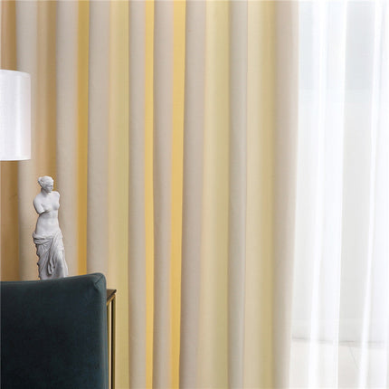 Rideau en Velours Beige