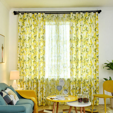 Voilage Jaune Citron