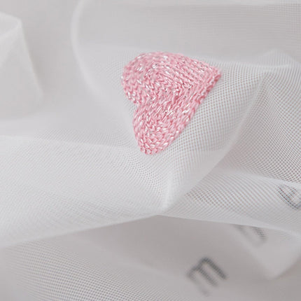 Voilage avec Motif Coeur