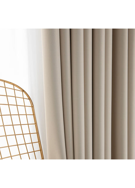 Beige Verdunkelungsvorhang